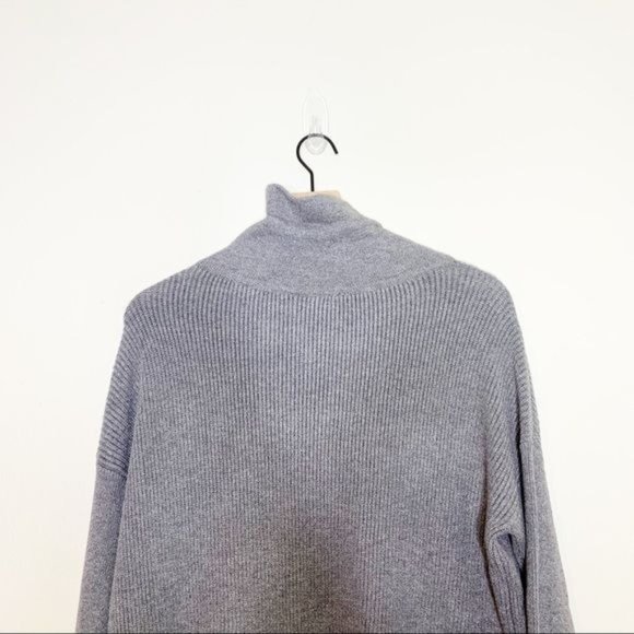 NWT Devotion by Cyrus Charcoal Rib Knit Long Sleeve Cowl Neck Sweater Small - Picture 7 of 11